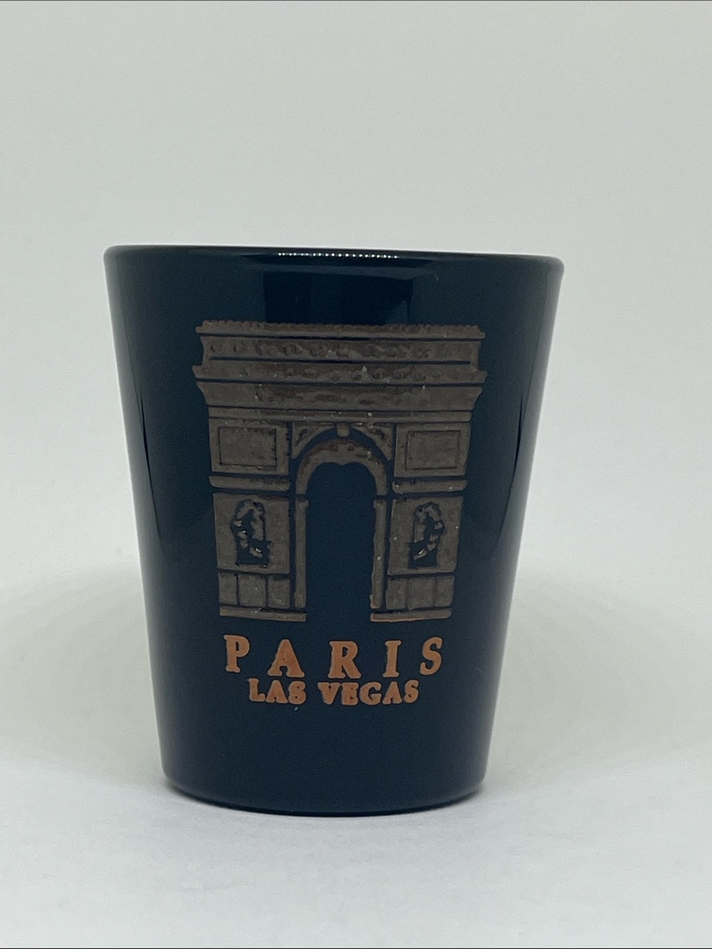 Black & Gold Paris Las Vegas Shot Glass - Picture 2 of 4